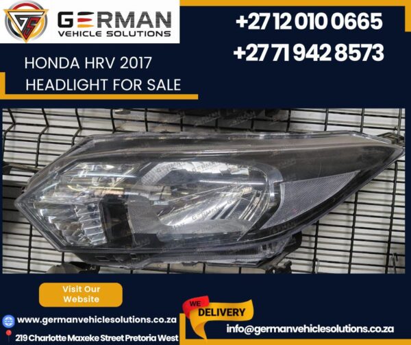 Honda hrv 2017 headlights available in stock