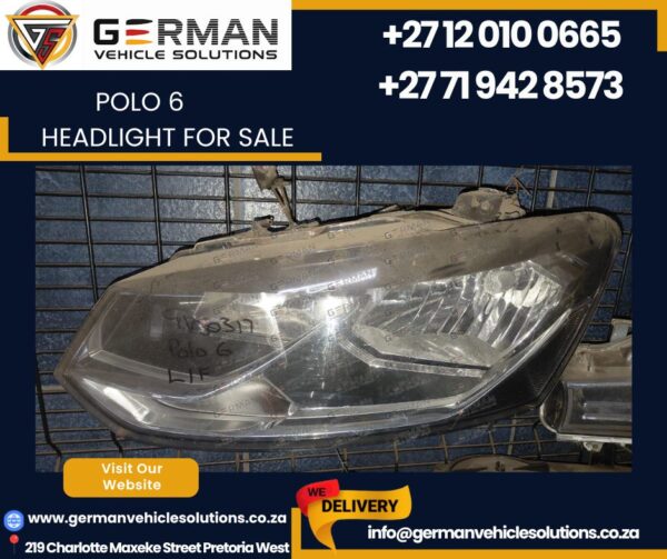 Volkswagen Polo 6 headlights available in stock used