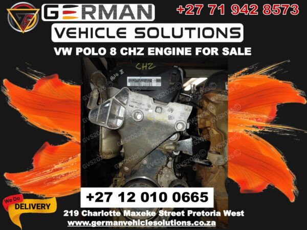 VW polo 8 chz 1.0 tsi engine for sale South Africa Gauteng