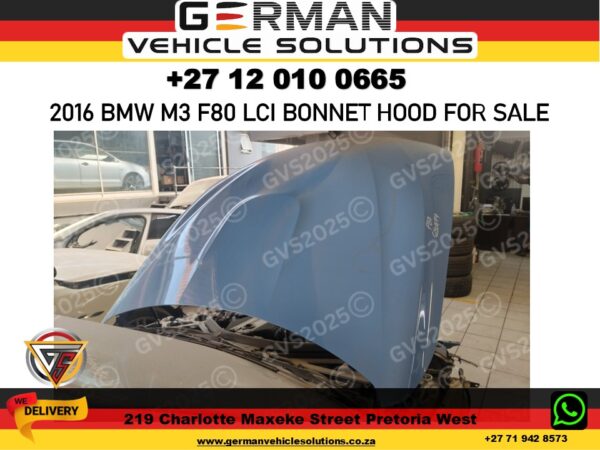 2016 BMW m3 f80 lci bonnet hood – second-hand original part