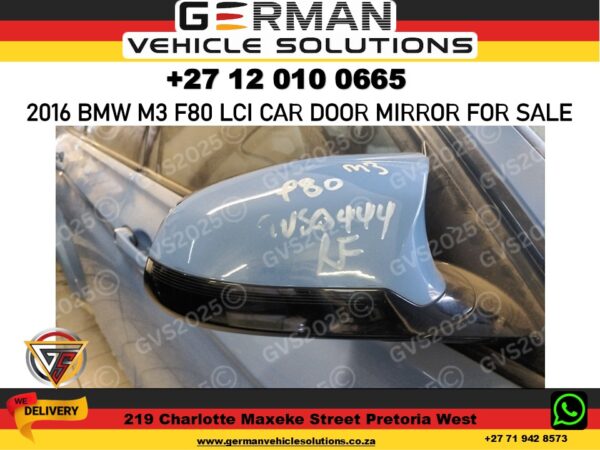 2016 BMW m3 f80 lci door mirror – used original part
