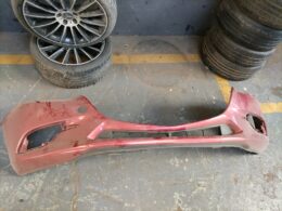 Mazda 3 front bumper shell for sale second hand – maroon finish