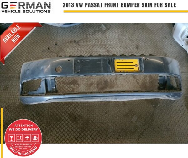 second-hand 2013 vw Passat front bumper skin – great condition