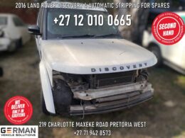 2016 Land Rover Discovery 4 automatic stripping for spares – genuine parts available