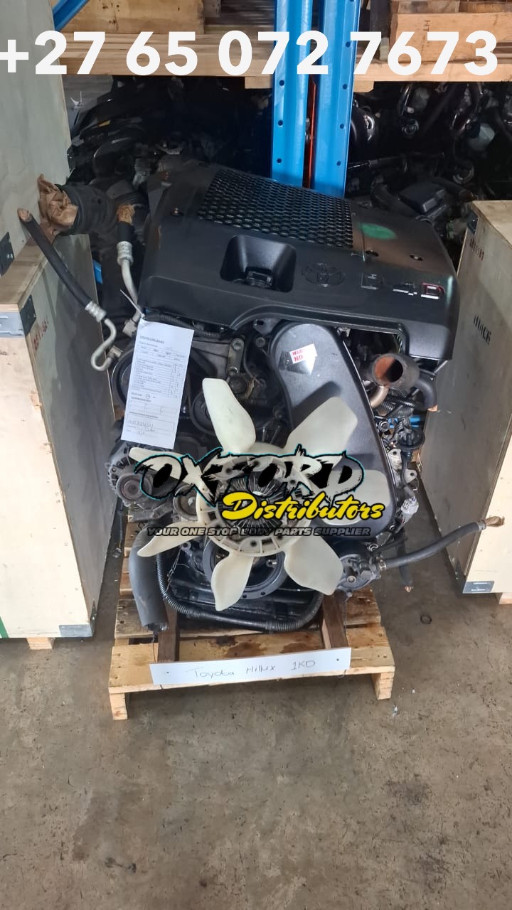 Toyota 1KD D4D 3.0 Diesel Engine for Sale. Tested Used Engine – Pretoria